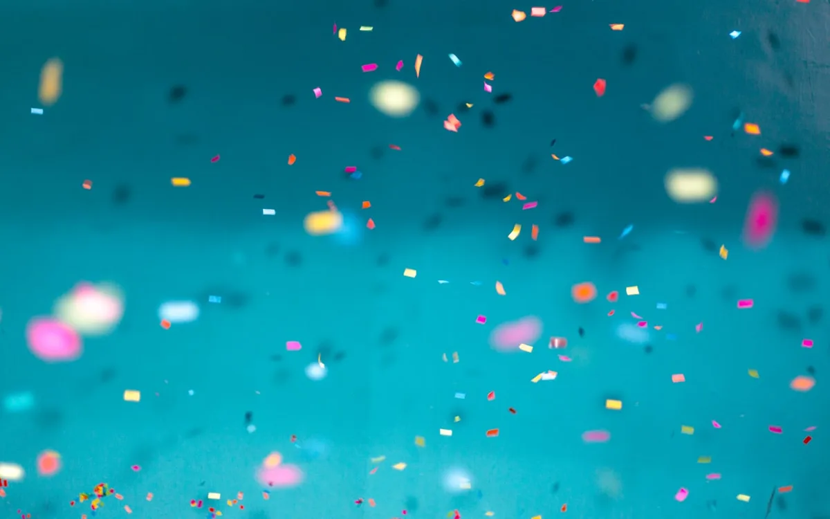 Birthday celebration mood for video template